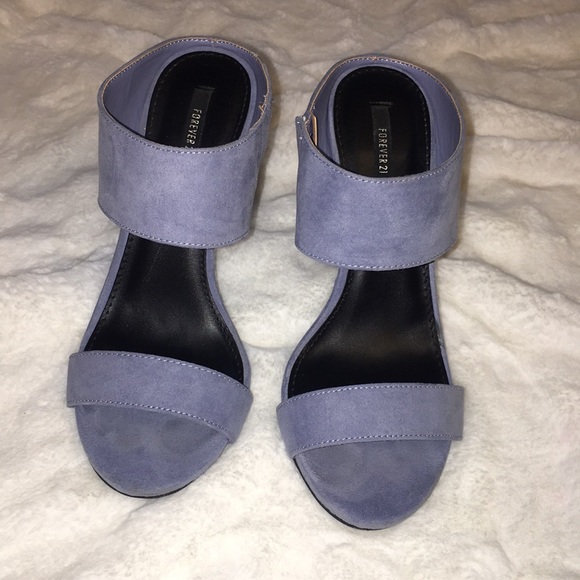 forever 21 blue heels